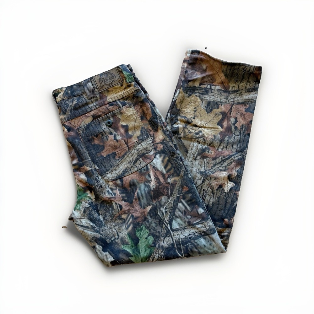 Cabela's Jeans Mens 38 x 34 Realtree Advantage Camo Pants Workwear Boot Cut